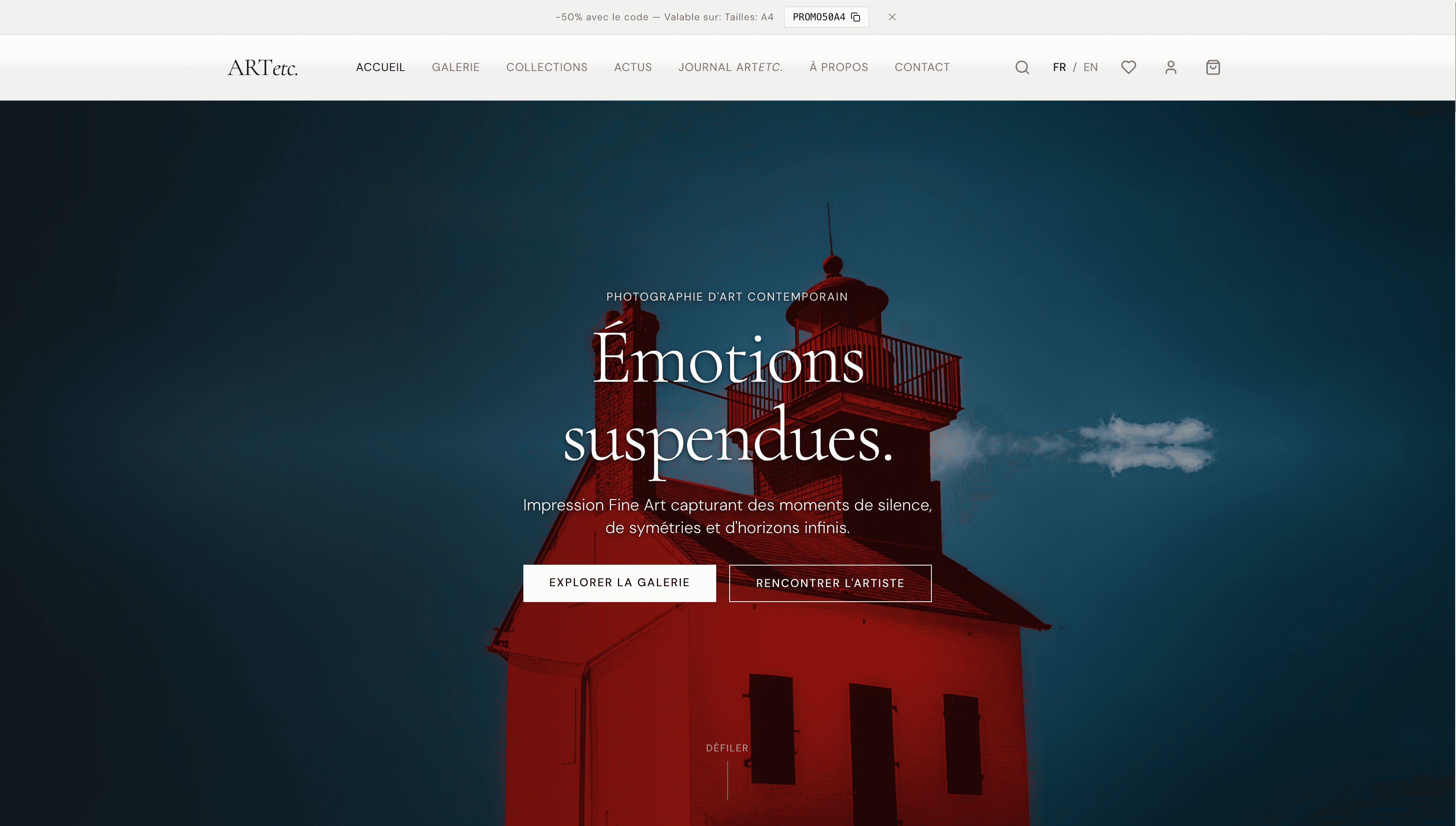 Capture du site artetc.art